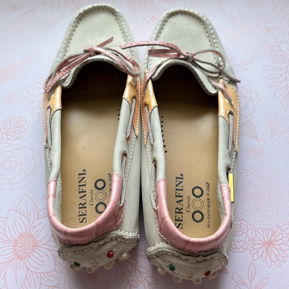 Serafini Classic Leather Flats Size 38 EU or 8 US - Picture 7 of 11